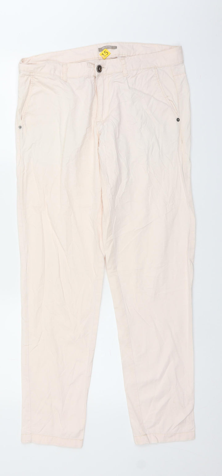 ORSAY Womens Pink   Straight Jeans Size 32 in L28 in