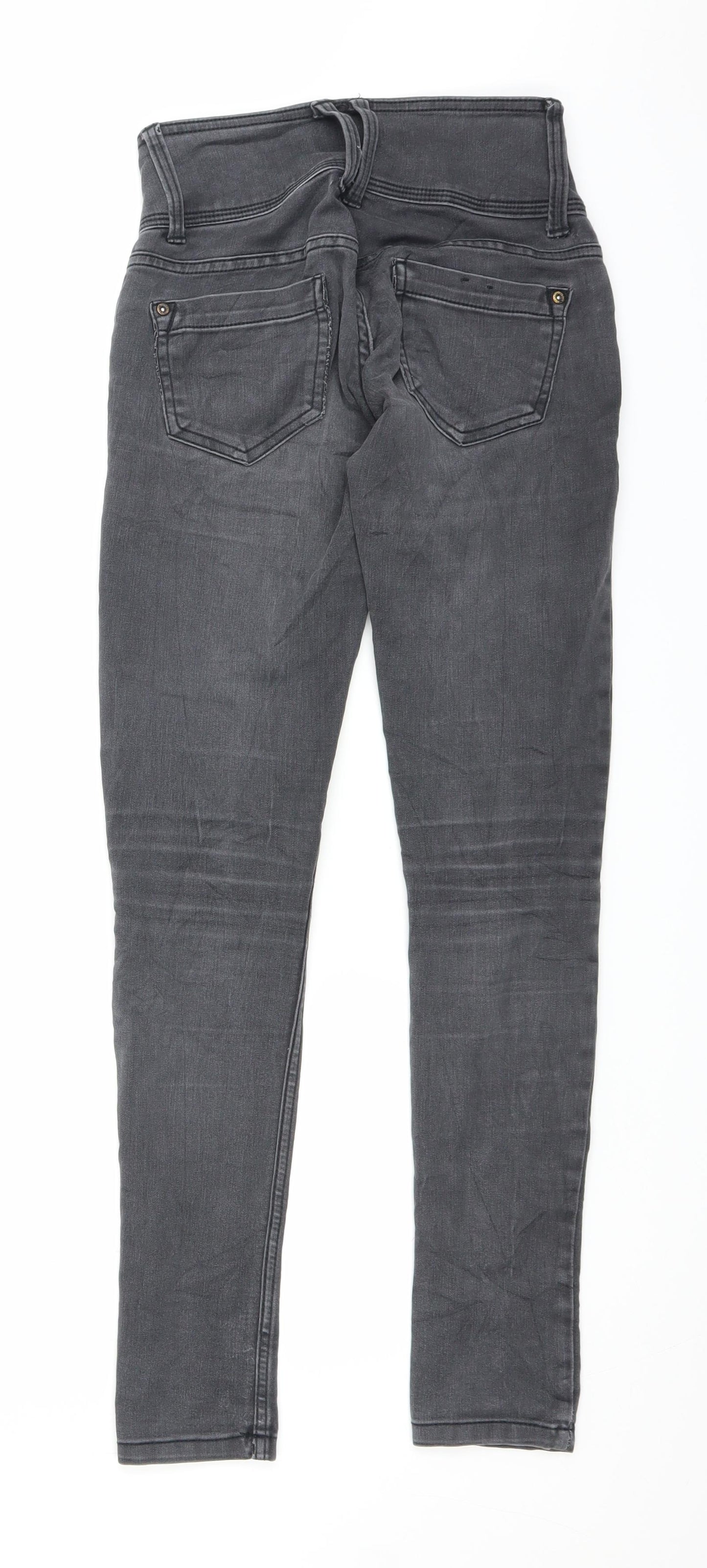 Only Womens Black  Denim Skinny Jeans Size 26 in L29 in