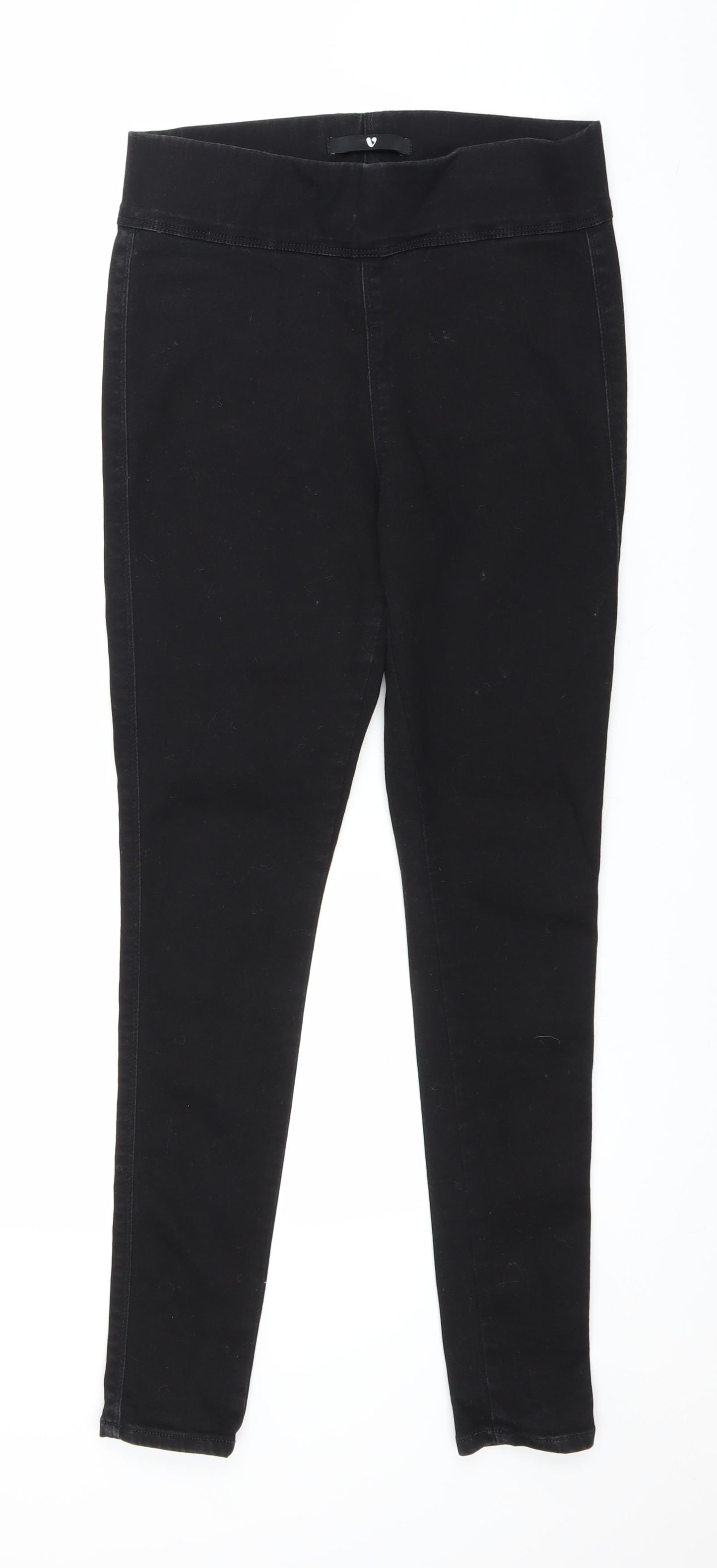 Very Womens Black  Denim Jegging Jeans Size 12 L27 in