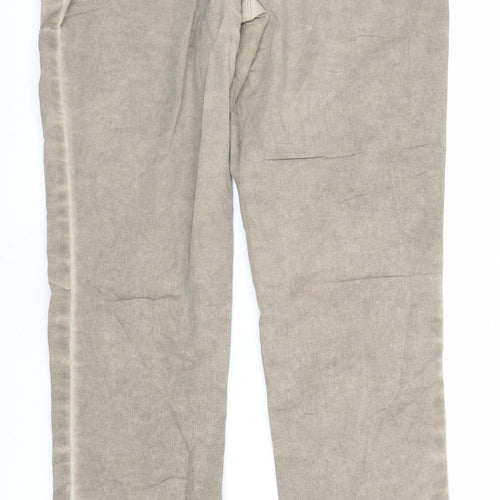 Enjoy Womens Brown   Chino Trousers Size 10 L30 in