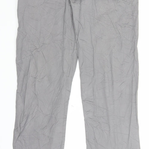 Oodji Womens Grey   Chino Trousers Size 14 L31 in