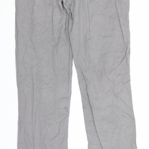 Oodji Womens Grey   Chino Trousers Size 14 L31 in