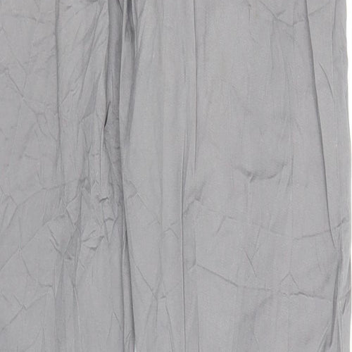 Oodji Womens Grey   Chino Trousers Size 14 L31 in