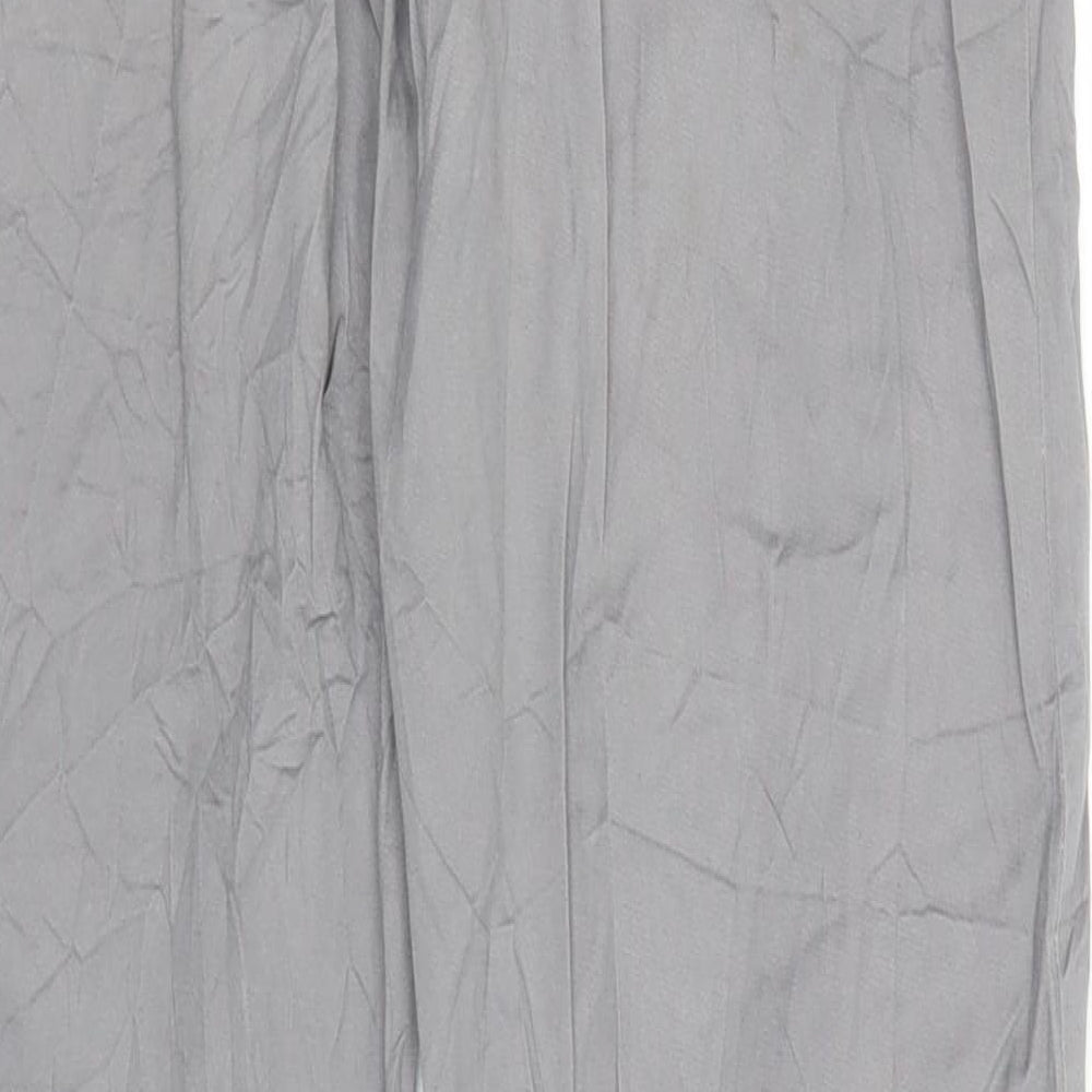 Oodji Womens Grey   Chino Trousers Size 14 L31 in