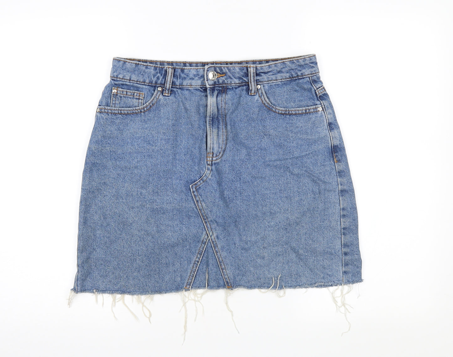 DenimCo Womens Blue  Denim Straight & Pencil Skirt Size 12