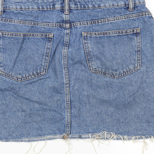 DenimCo Womens Blue  Denim Straight & Pencil Skirt Size 12