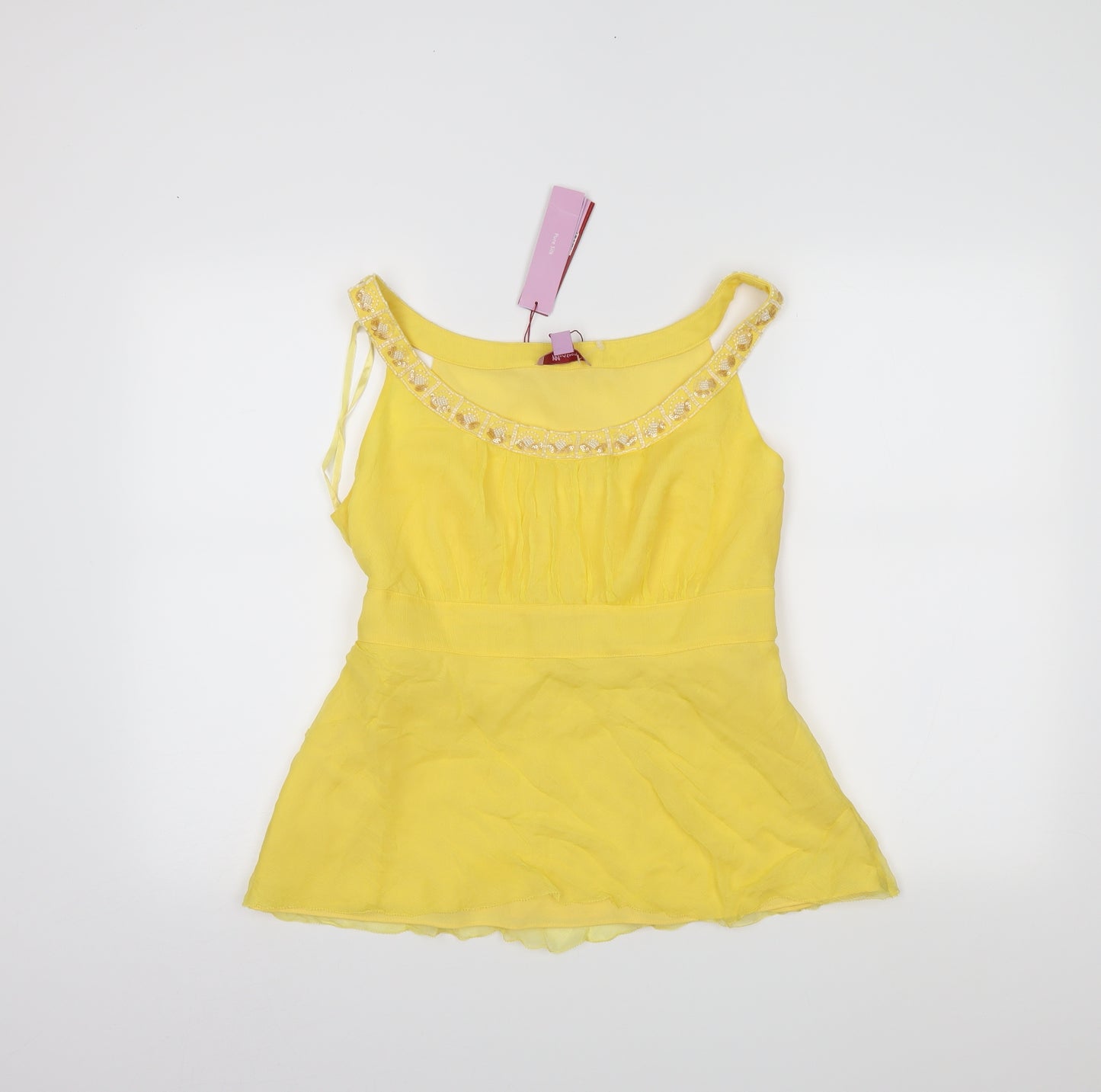 Monsoon Womens Yellow   Basic Blouse Size 16
