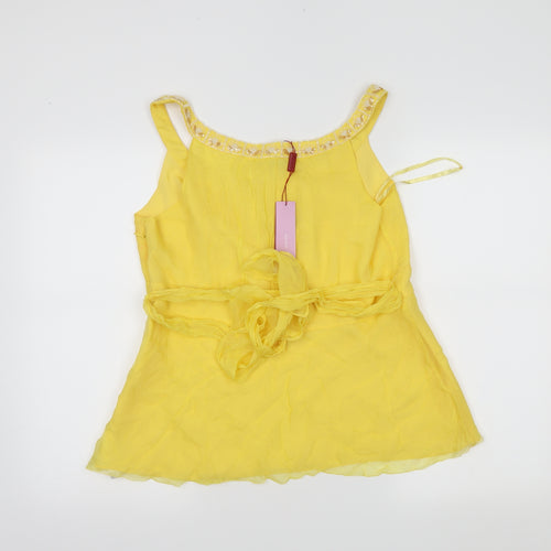 Monsoon Womens Yellow   Basic Blouse Size 16