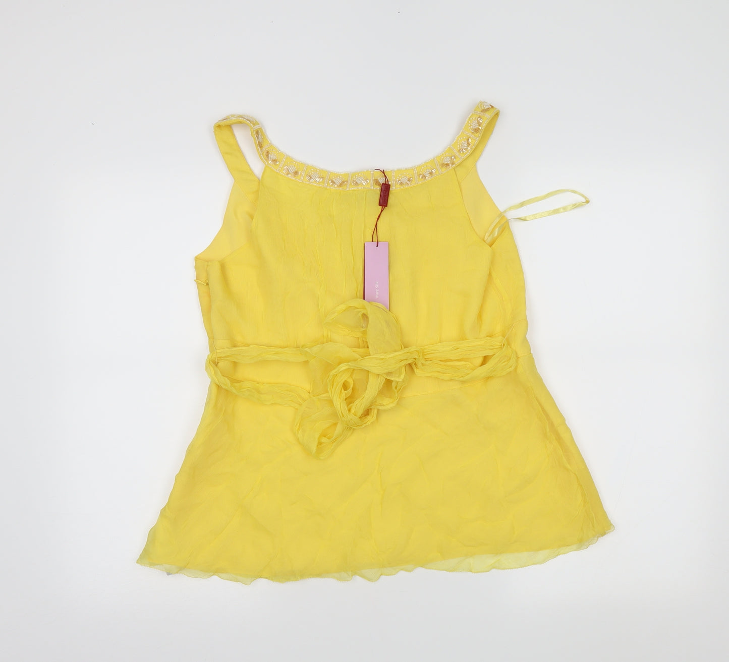Monsoon Womens Yellow   Basic Blouse Size 16