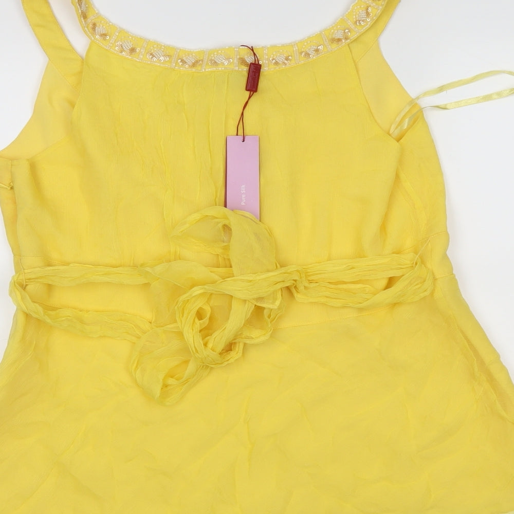 Monsoon Womens Yellow   Basic Blouse Size 16