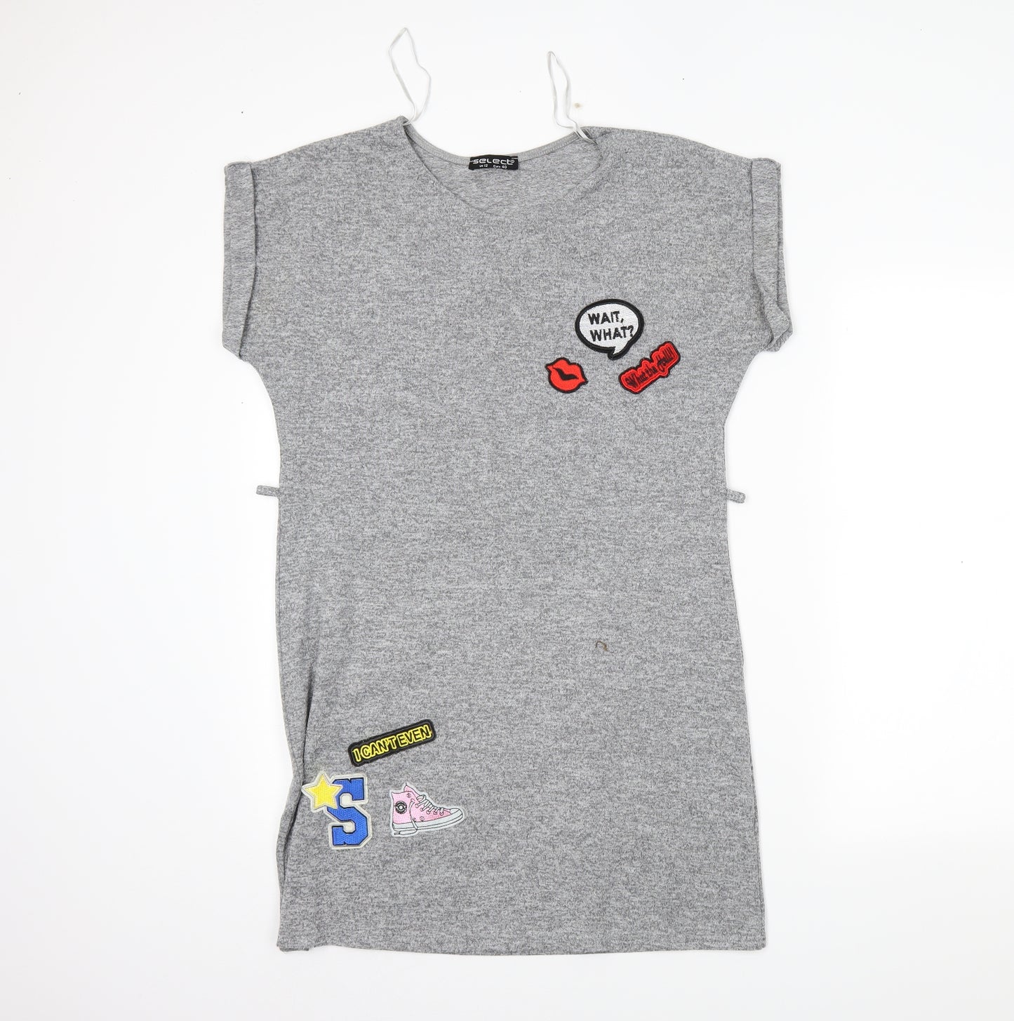 Select Womens Grey   Tunic T-Shirt Size 12