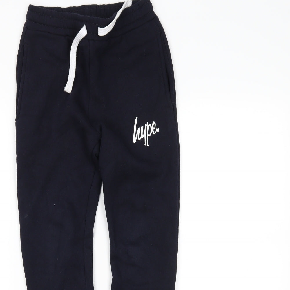 Hype Boys Blue   Jogger Trousers Size 7-8 Years