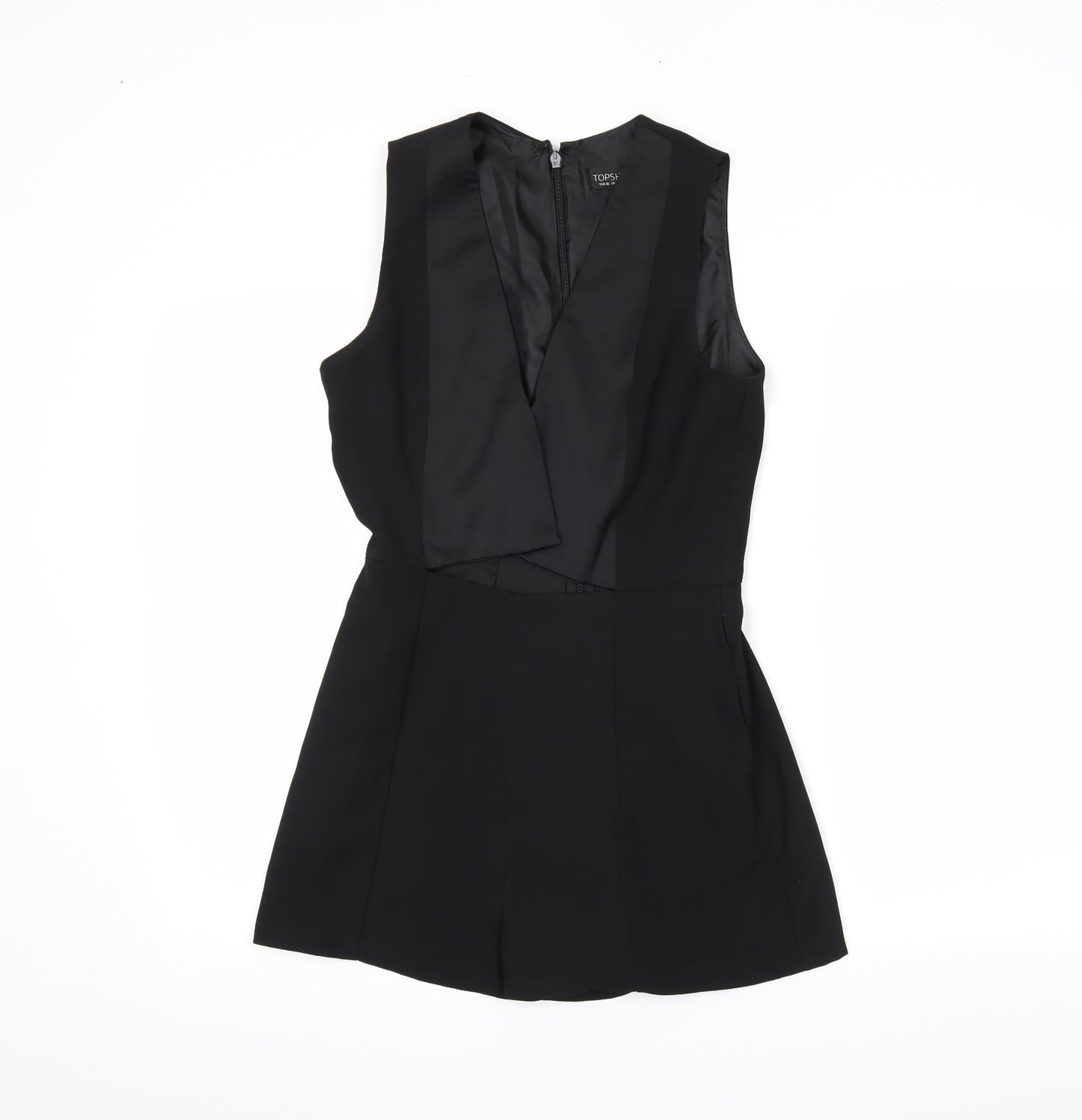 Topshop Womens Beige   Playsuit One-Piece Size 8 L3 in