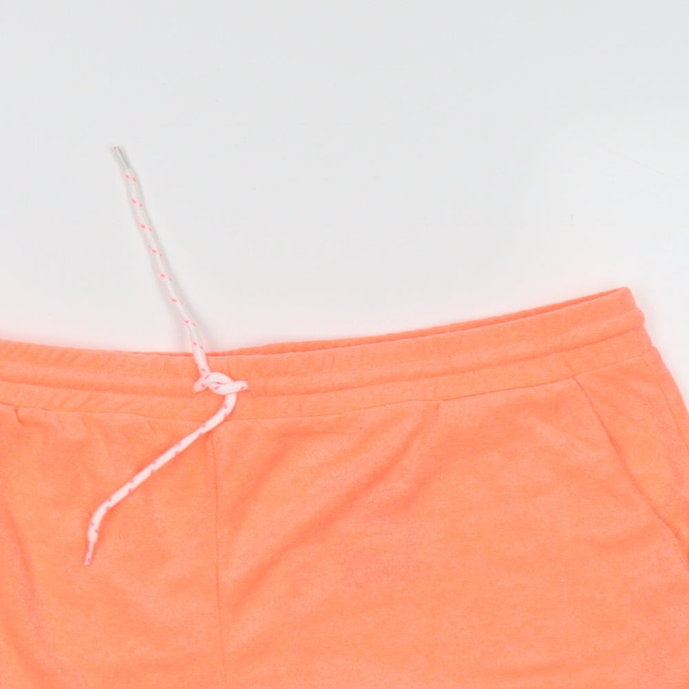 Holiday Shop Womens Pink   Sweat Shorts Size 14