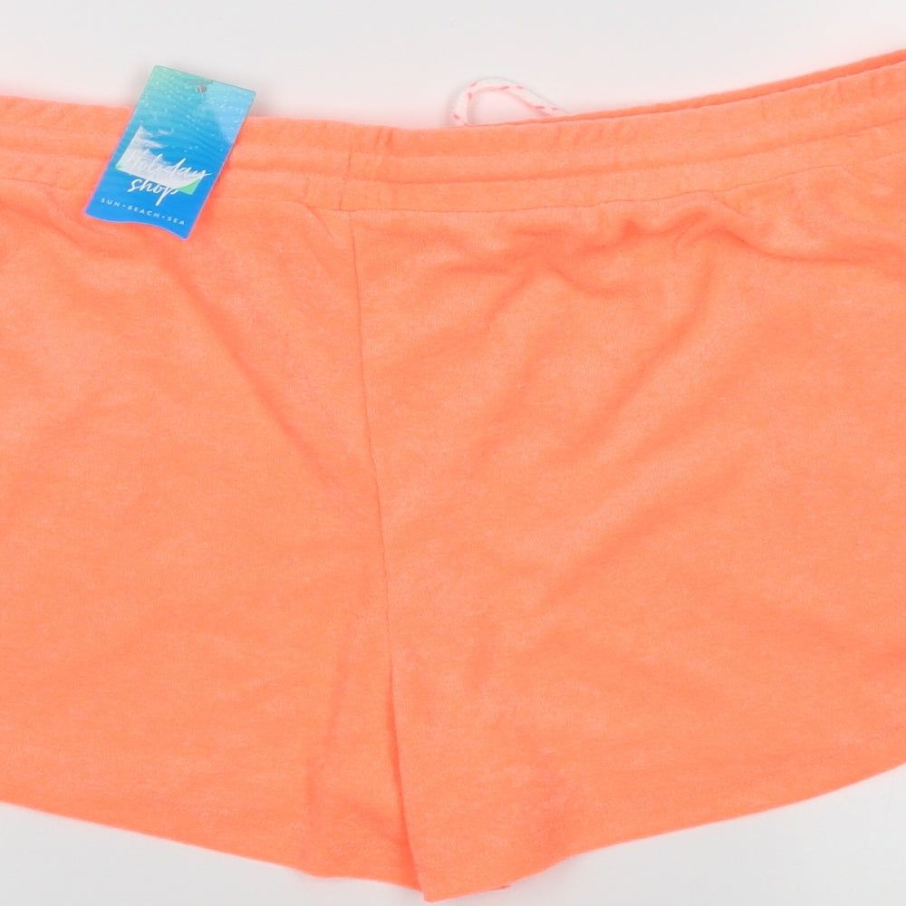 Holiday Shop Womens Pink   Sweat Shorts Size 14
