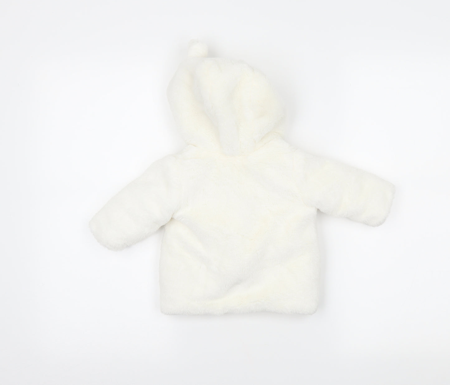George Girls White   Jacket Coatigan Size 3-6 Months