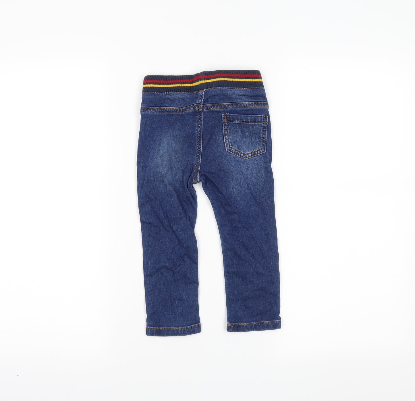 Nutmeg Boys Blue  Denim Jogger Trousers Size 12-18 Months