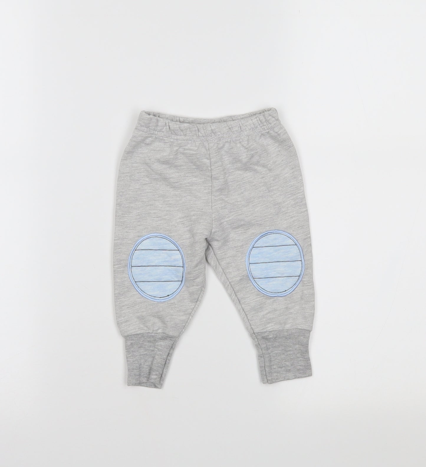 Preworn Boys Grey   Jogger Trousers Size 0-3 Months