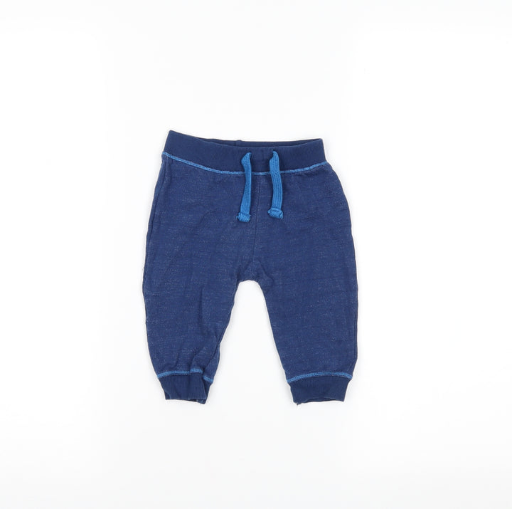 Lullaby Boys Blue Jogger Trousers Size 6-9 Months