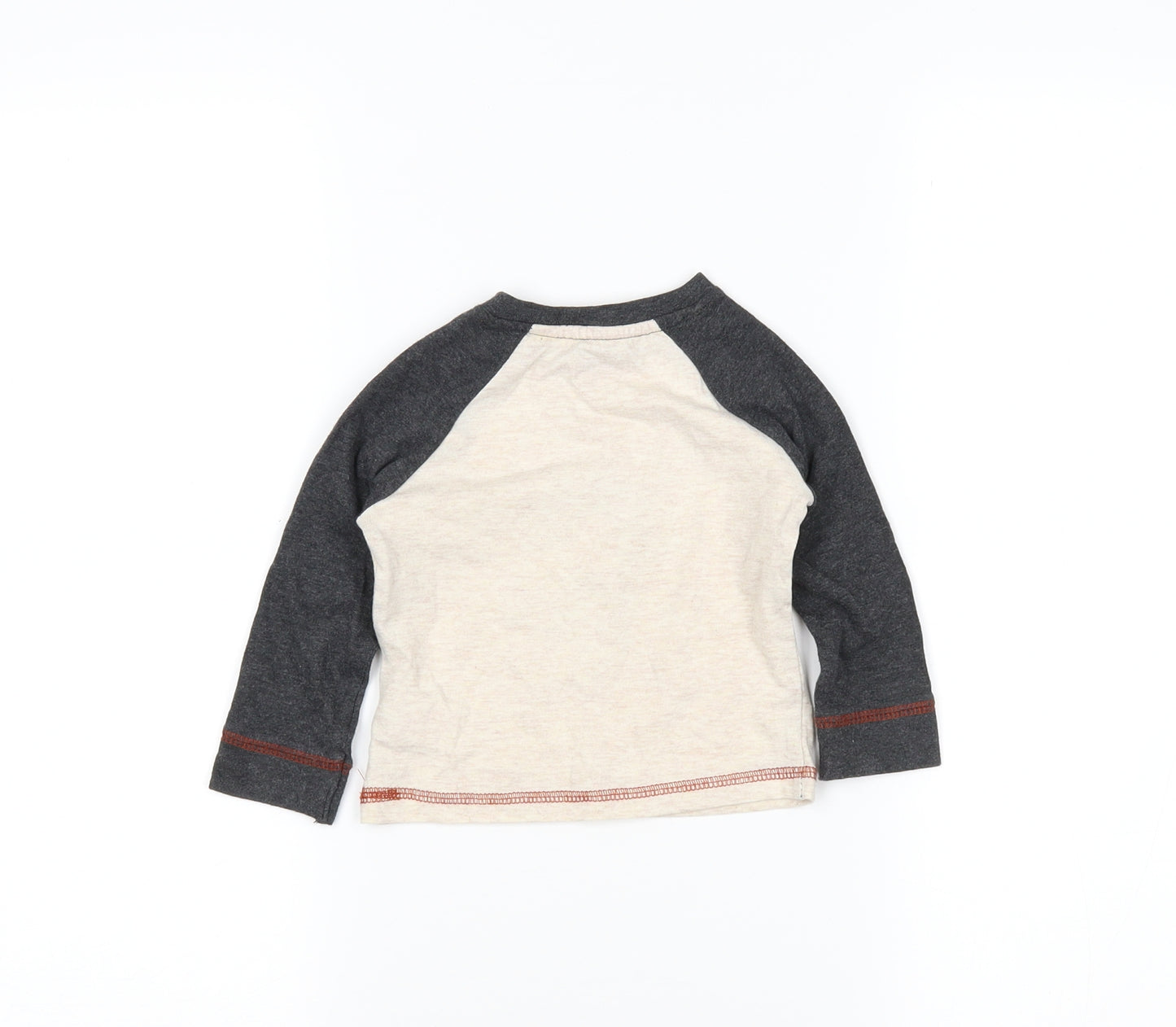 Lullaby Boys Beige   Basic T-Shirt Size 6-9 Months