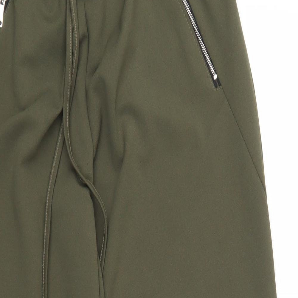 Boohoo Womens Green   Trousers  Size 10 L25 in