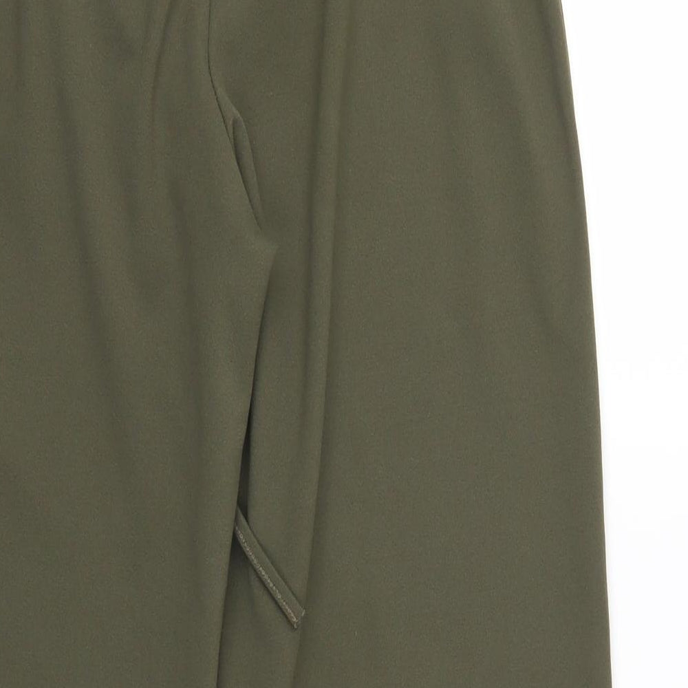 Boohoo Womens Green   Trousers  Size 10 L25 in