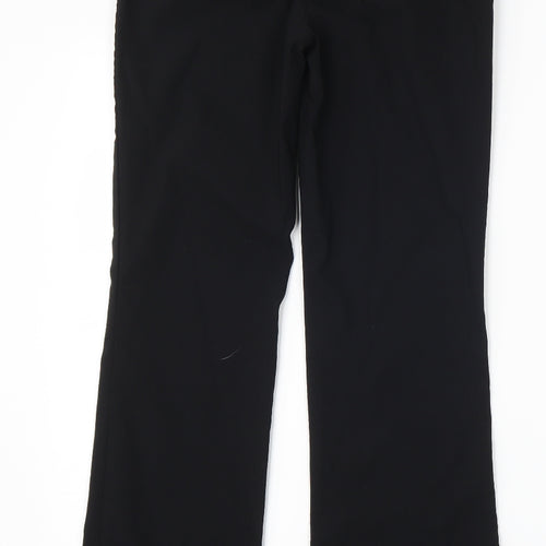 Papaya Womens Black   Trousers  Size 10 L30 in