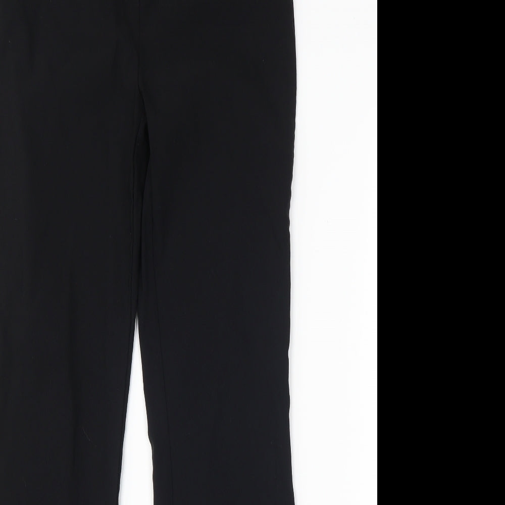 Papaya Womens Black   Trousers  Size 10 L30 in