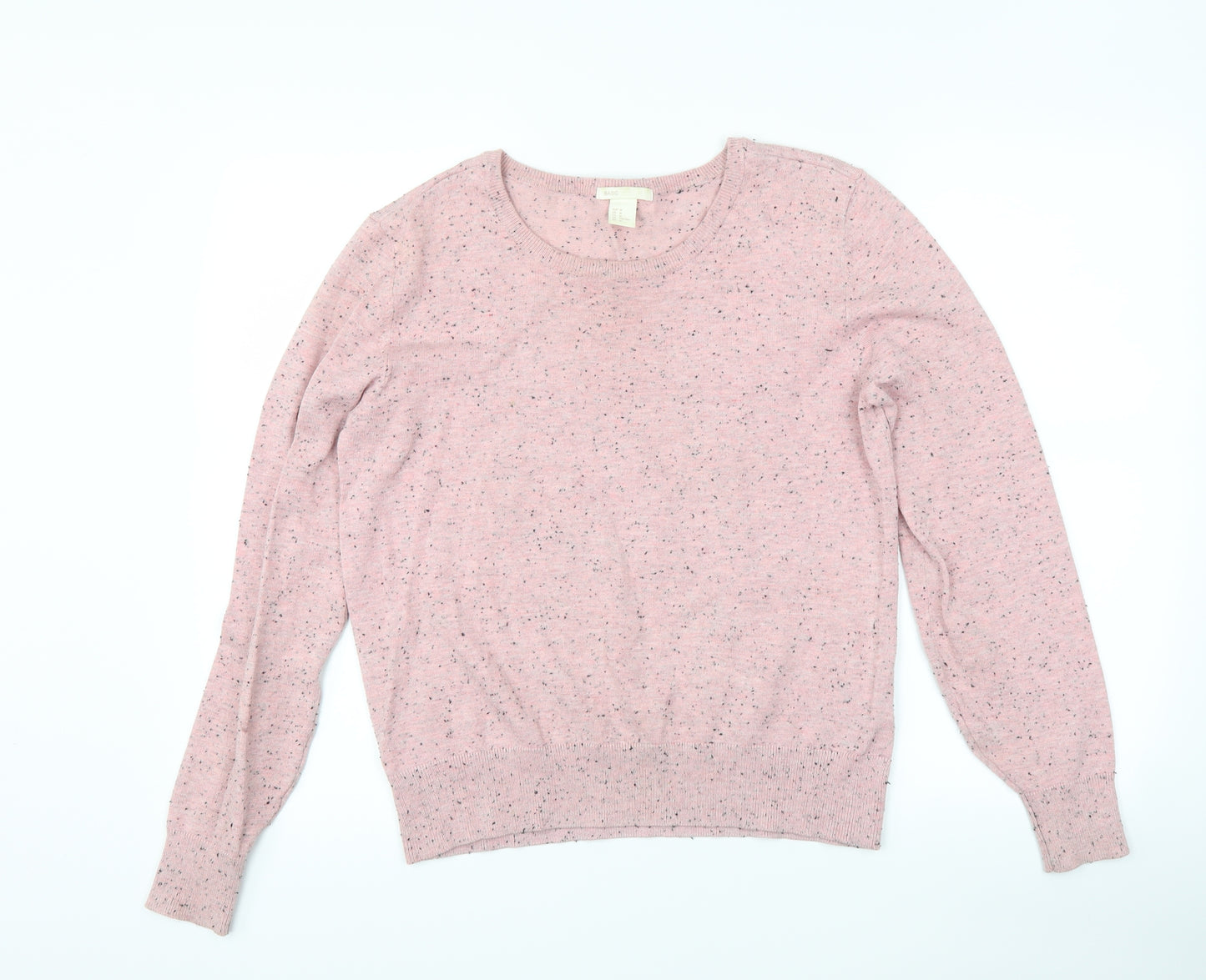 H&M Womens Pink   Pullover Jumper Size M