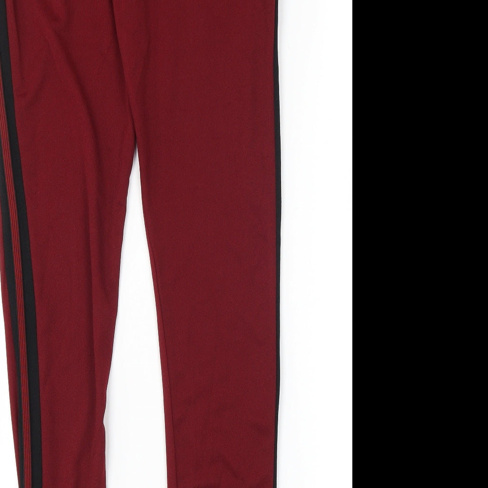 New Look Womens Red   Trousers  Size 12 L28 in