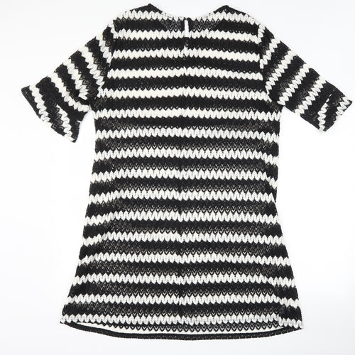 F&F Womens Black Striped  Shift  Size 20