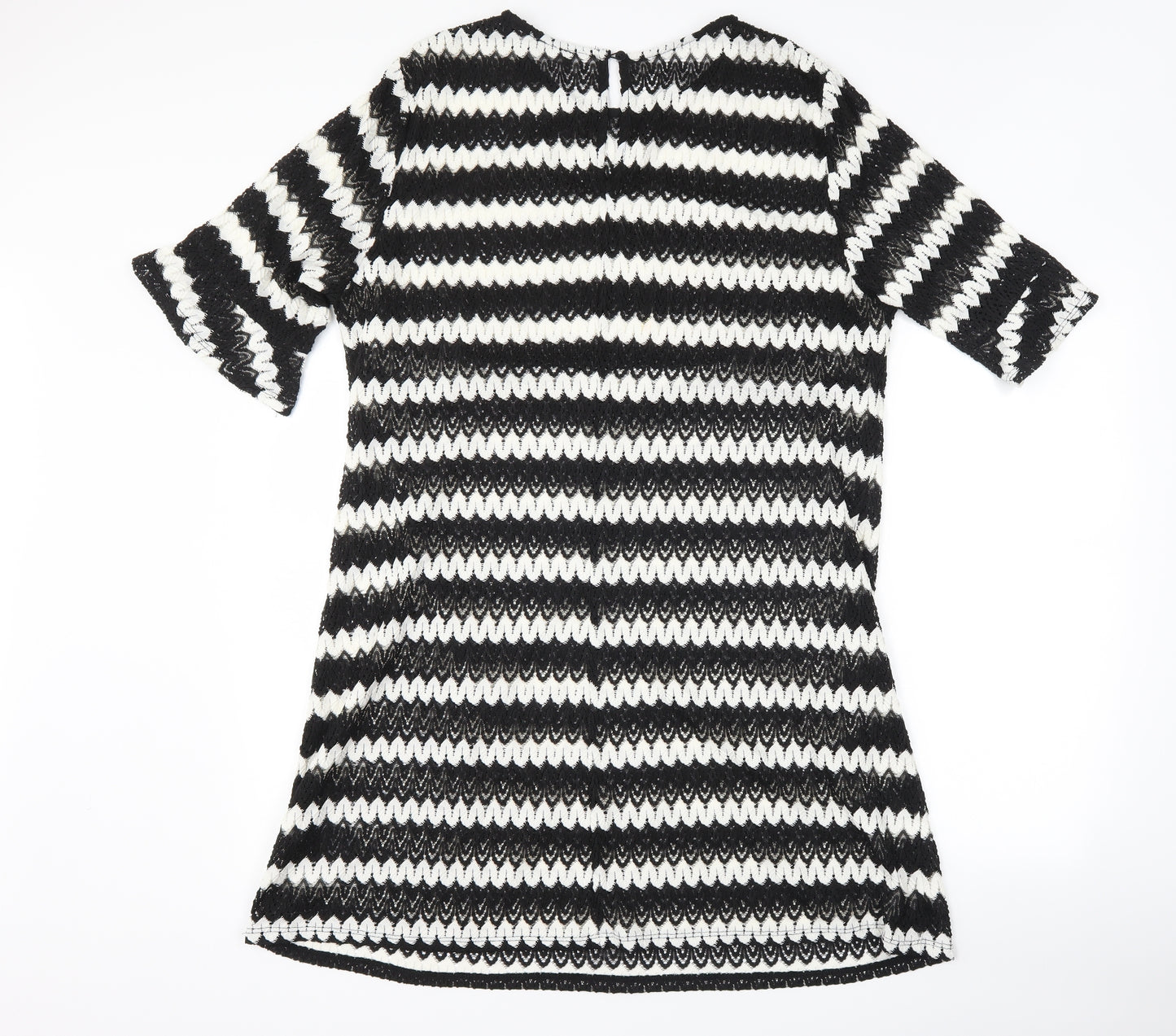 F&F Womens Black Striped  Shift  Size 20
