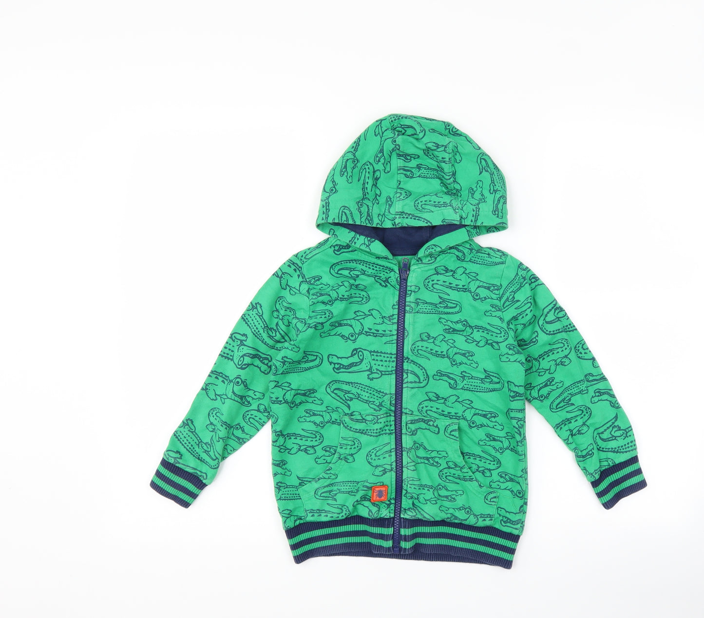 Ladybird Girls Green   Full Zip Hoodie Size 4-5 Years  - Crocodile