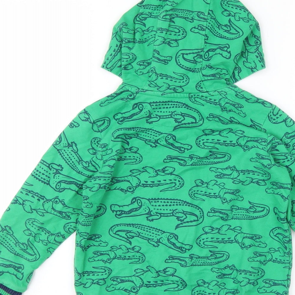 Ladybird Girls Green   Full Zip Hoodie Size 4-5 Years  - Crocodile