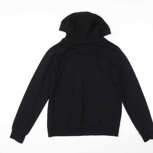 Preworn Womens Black   Pullover Hoodie Size M  - slogan