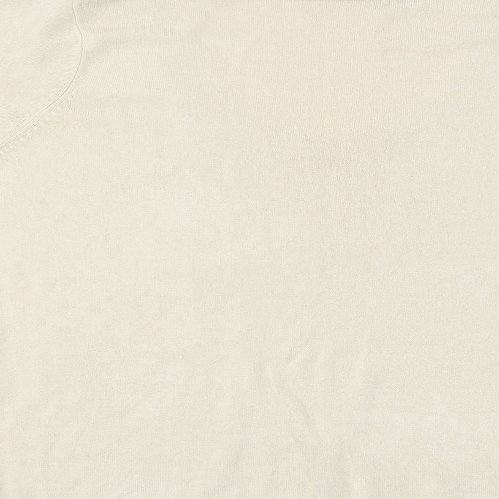 BHS Womens Beige   Basic T-Shirt Size 18