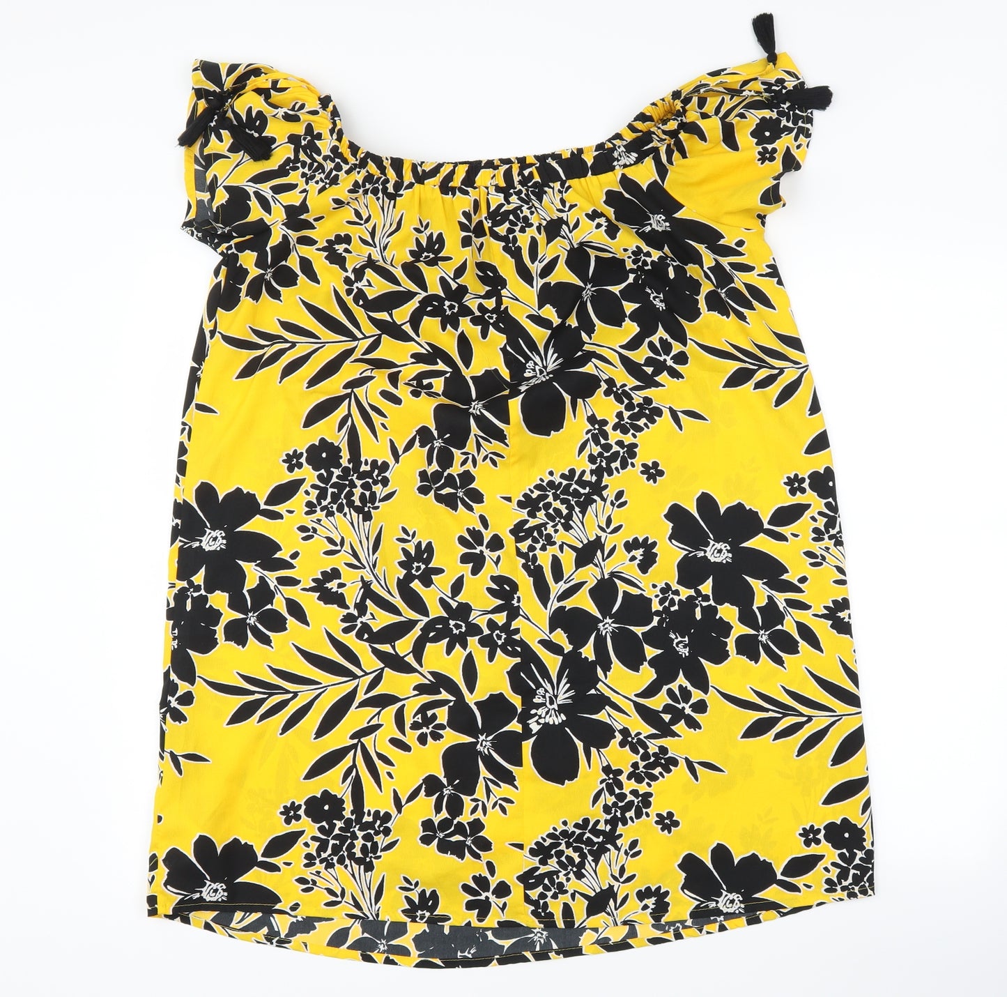 Primark Womens Yellow Floral  Shift  Size 14