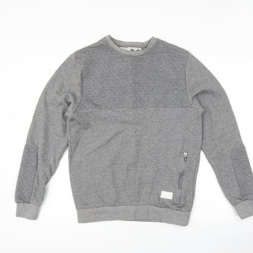 Fenchurch Mens Grey   Pullover Sweatshirt Size M