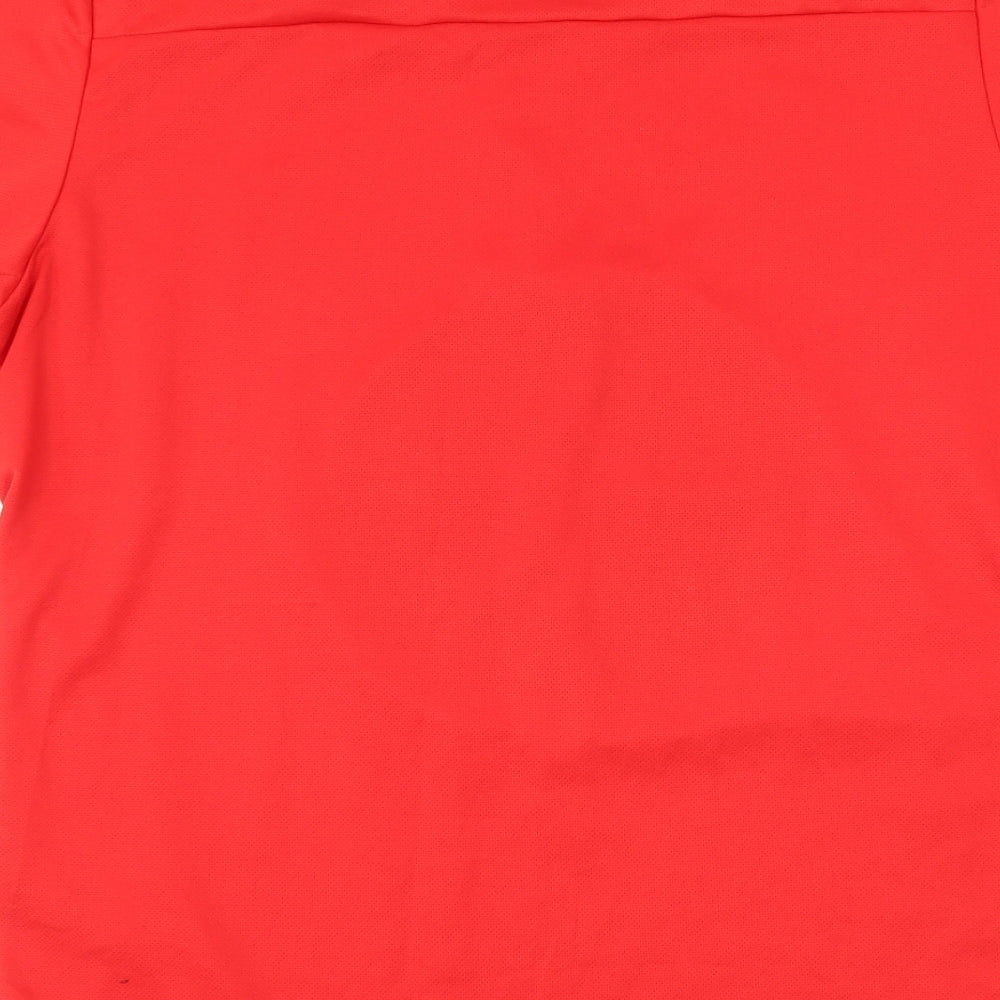 adidas Mens Red    T-Shirt Size M  - London Marathon 2016