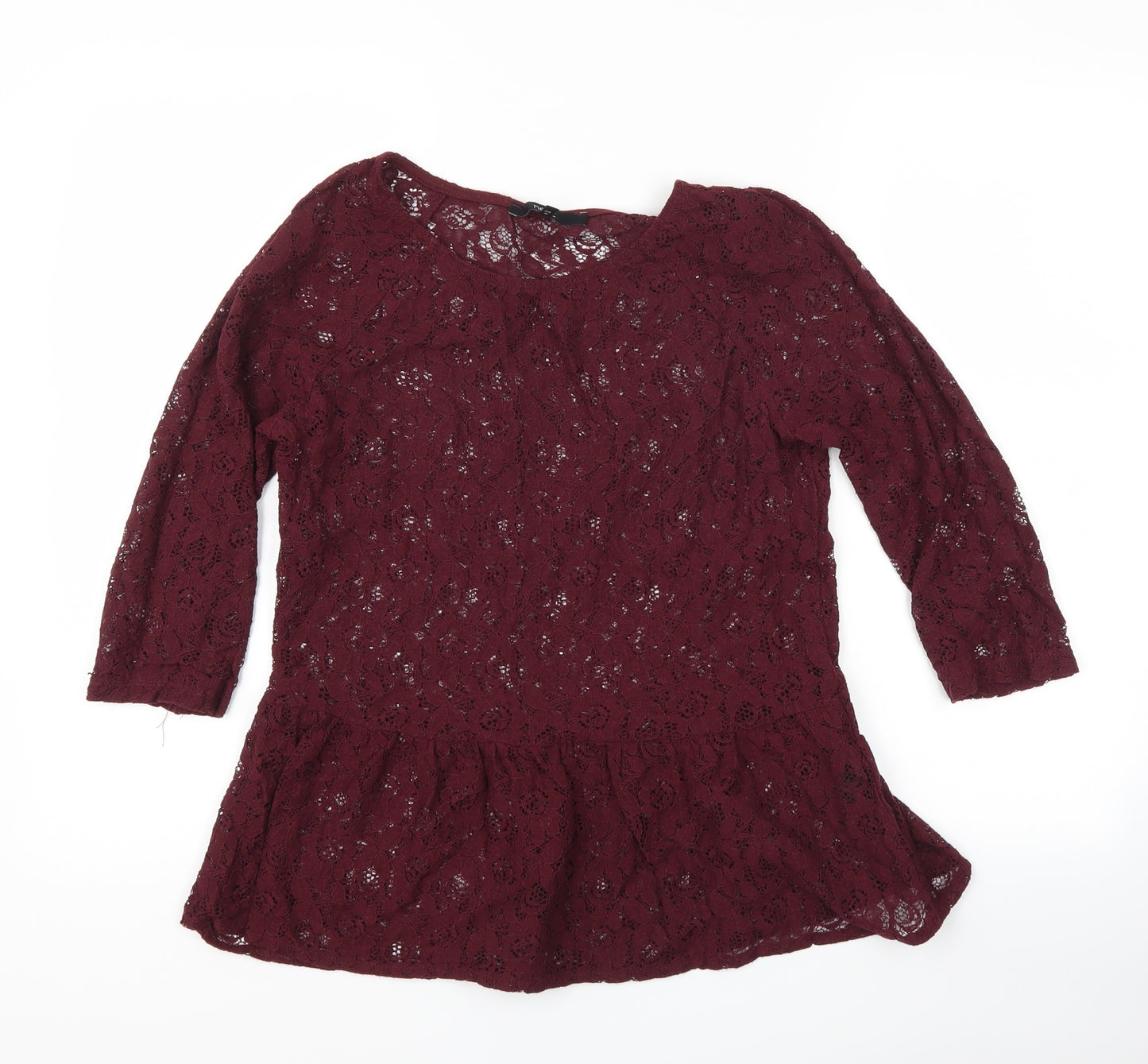 NEXT Womens Purple Floral  Basic T-Shirt Size 8