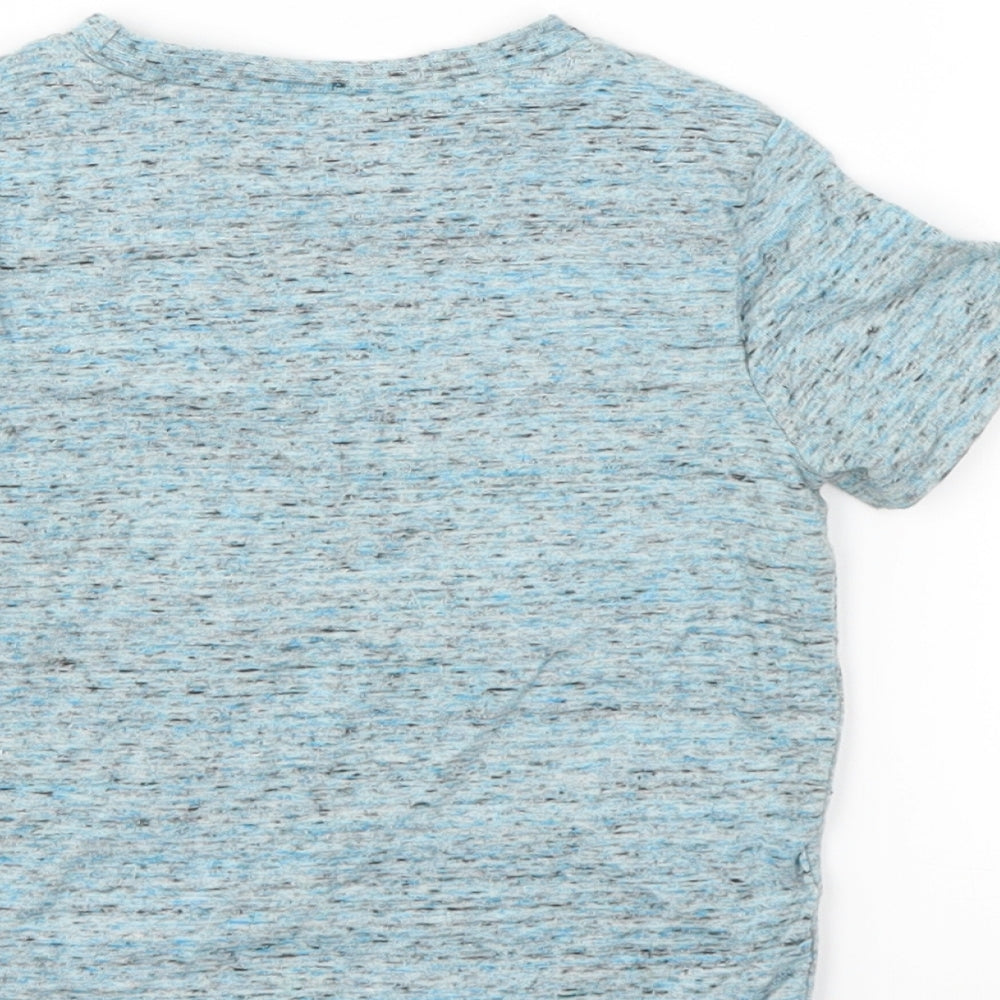 Nutmeg Boys Blue   Basic T-Shirt Size 18-24 Months  - Crocodile