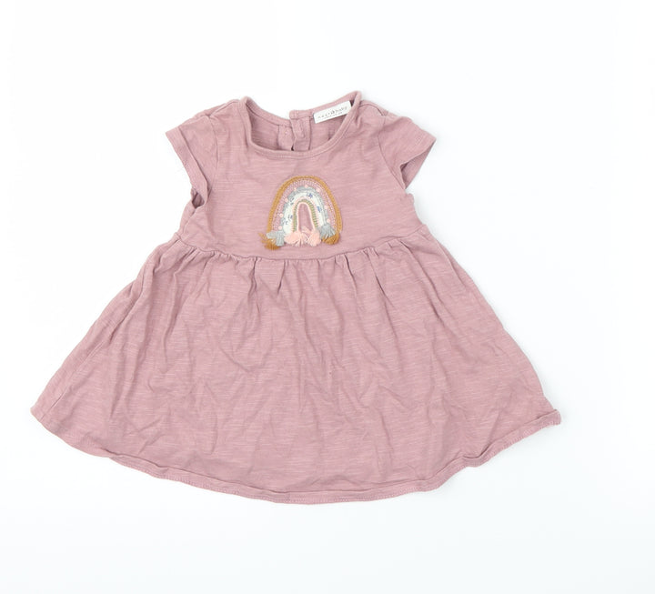 NEXT Girls Purple   A-Line  Size 3-6 Months  - rainbow