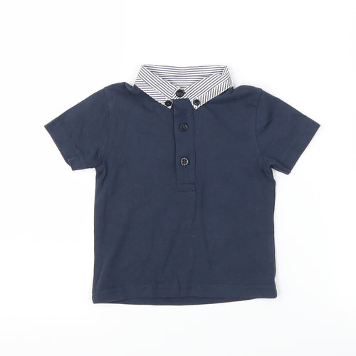 NEXT Boys Blue   Basic Polo Size 3-6 Months