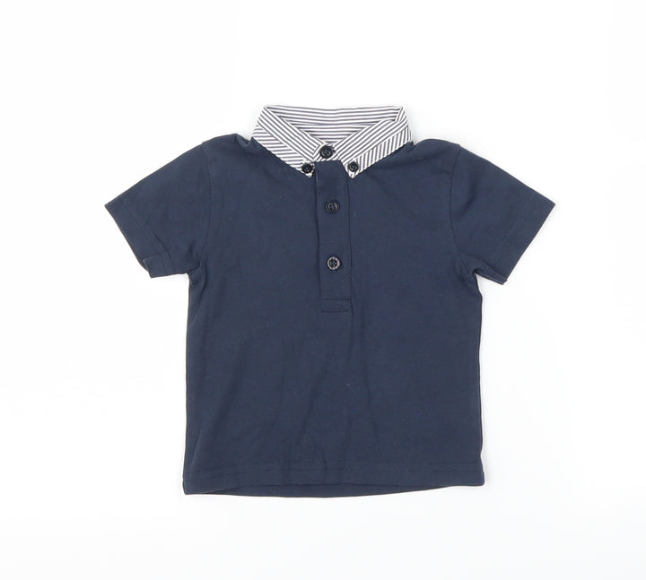NEXT Boys Blue   Basic Polo Size 3-6 Months