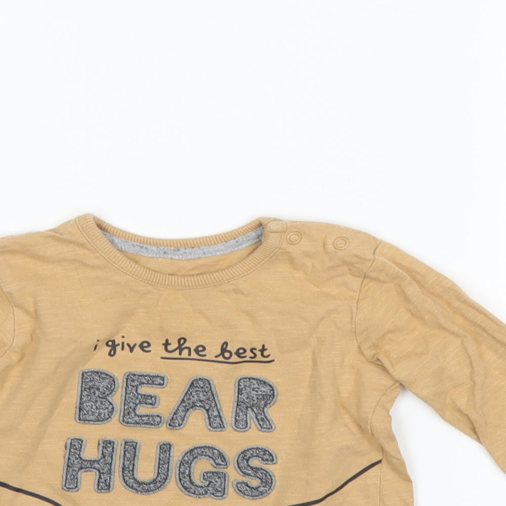 George Baby Brown   Basic T-Shirt Size 12-18 Months