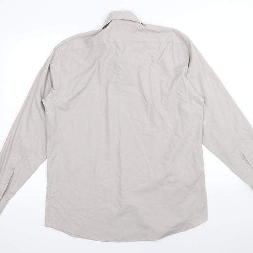 taylor and wright Mens Beige    Dress Shirt Size 16
