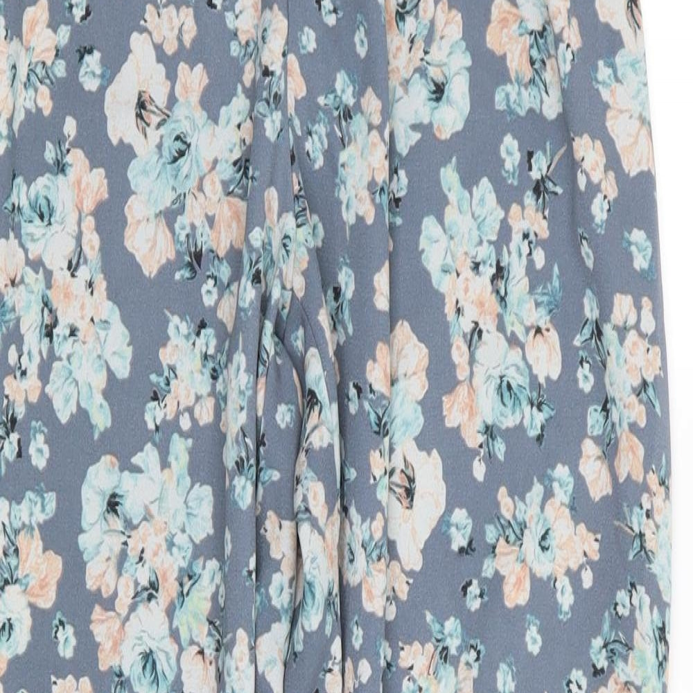 Asda George Womens Multicoloured Floral  Trousers  Size 12 L25 in - Stretch waistband
