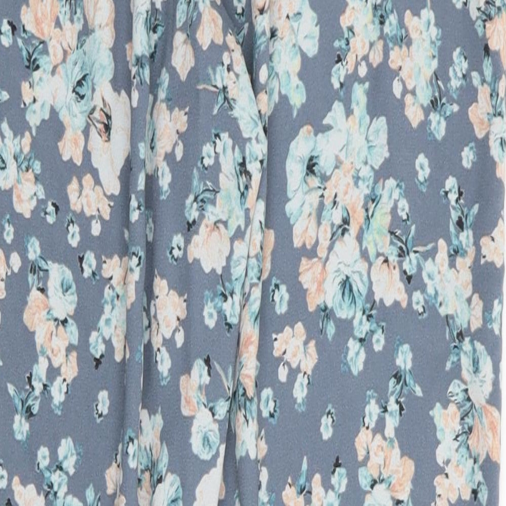 Asda George Womens Multicoloured Floral  Trousers  Size 12 L25 in - Stretch waistband