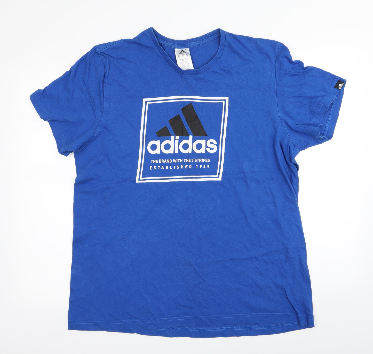 adidas Mens Blue    T-Shirt Size XL