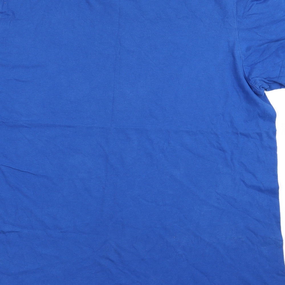 adidas Mens Blue    T-Shirt Size XL